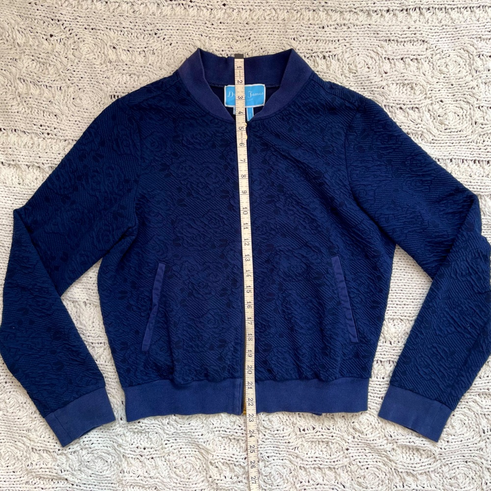 Draper James Bomber Jacket with Flower Pattern detail